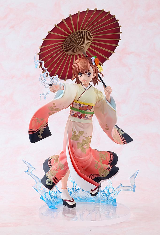 A Certain Scientific Railgun T Estatua 1/7 Mikoto Misaka Furisode Kimono Ver. 28 cm