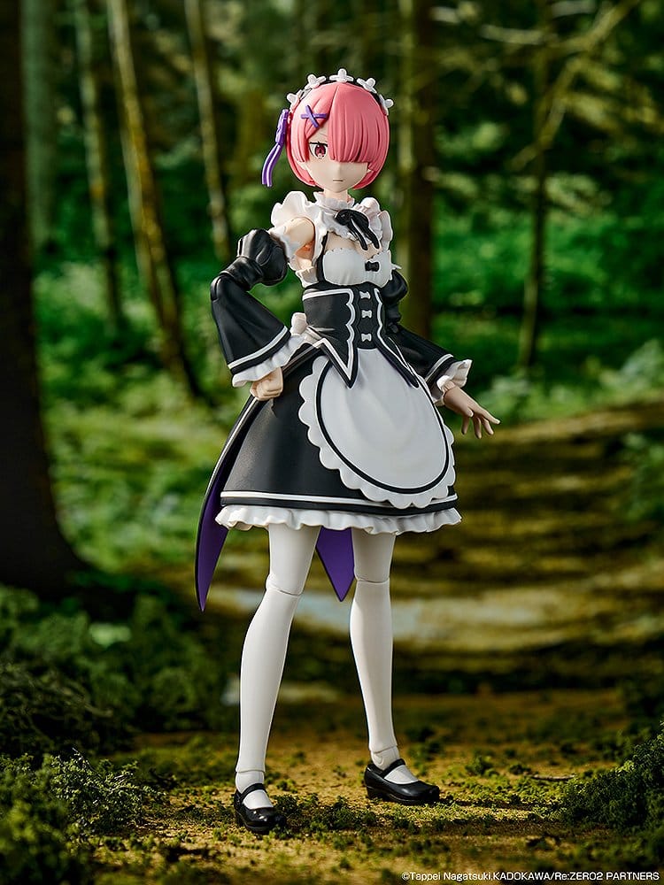 Re:ZERO -Starting Life in Another World- Kadokawa Plastic Model Series Maqueta Plastic Model Kit Ram DX Ver. 16 cm