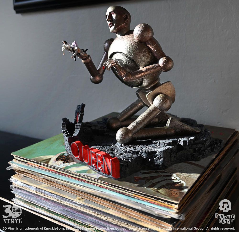 Queen Estatua 3D Vinyl Queen Robot (News of the World) 20 x 21 x 24 cm