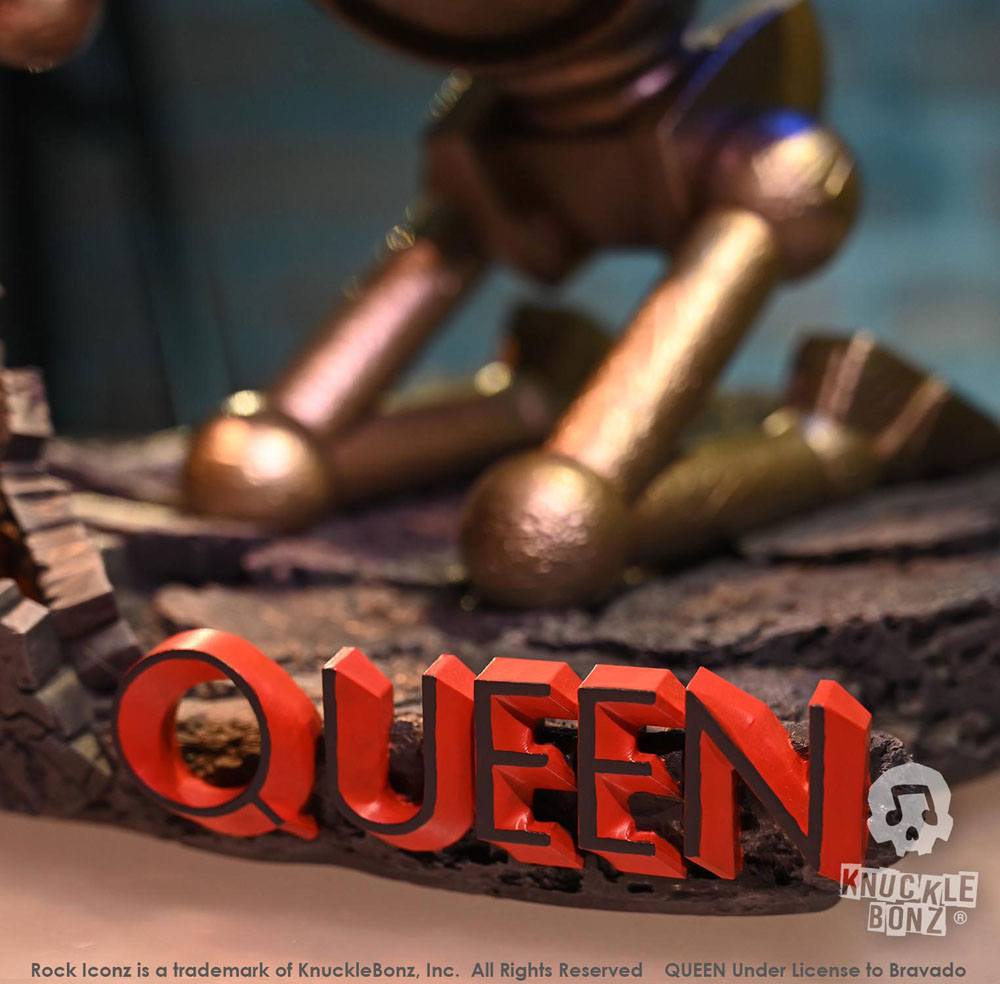 Queen Estatua 3D Vinyl Queen Robot (News of the World) 20 x 21 x 24 cm