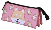 Oh My Pop! Triple Estuche para lápices Shiba Pink