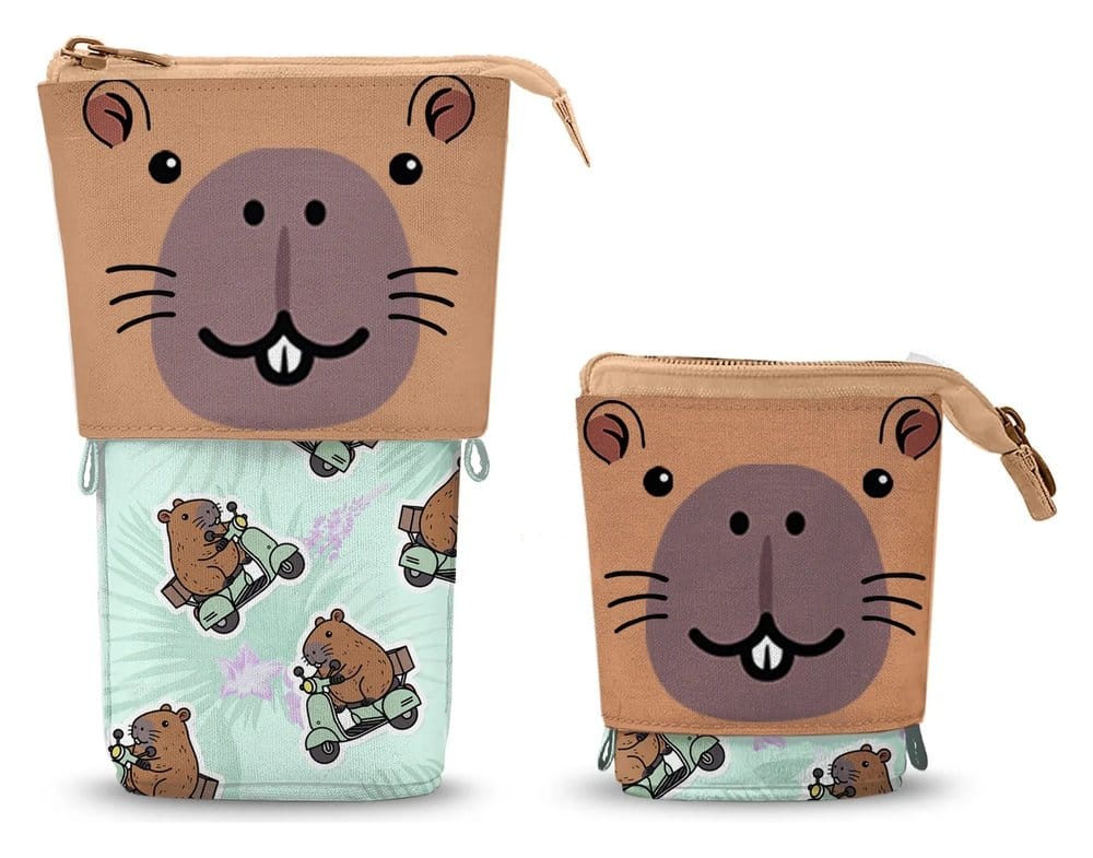 Oh My Pop! Cute Estuche para lápices Capybara Green Frikytopia