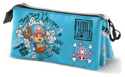 One Piece Triple Estuche Chopper