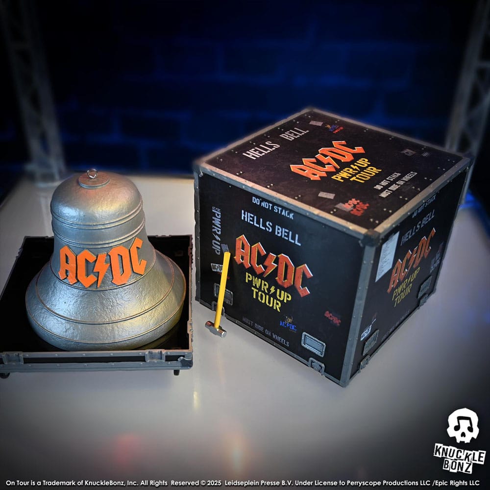 AC/DC Estatua Rock Ikonz On Tour PWR UP Tour Hells Bell