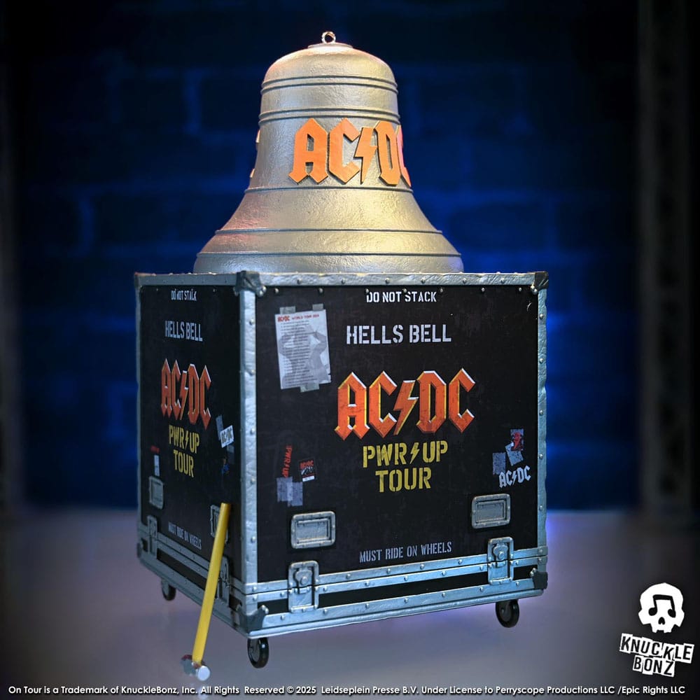 AC/DC Estatua Rock Ikonz On Tour PWR UP Tour Hells Bell
