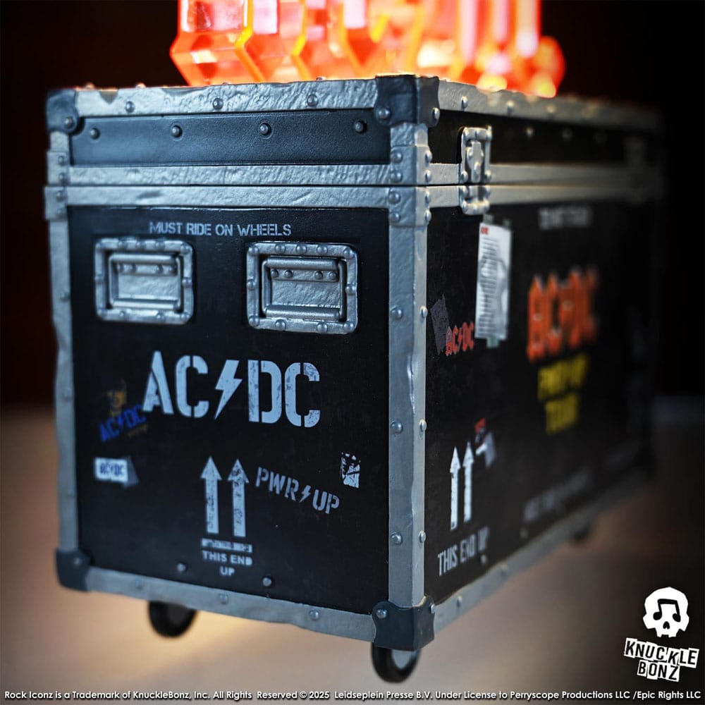 AC/DC Estatua Rock Ikonz On Tour PWR UP Tour Road Case