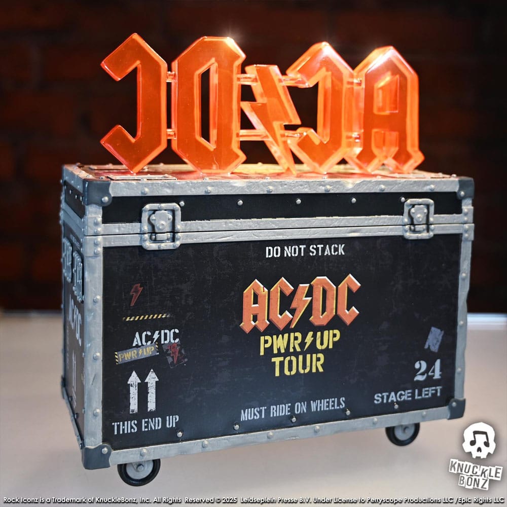 AC/DC Estatua Rock Ikonz On Tour PWR UP Tour Road Case