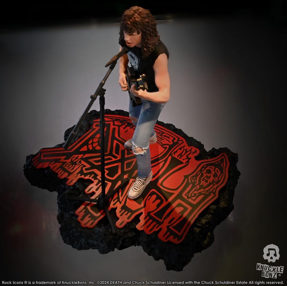 Death Estatua Rock Iconz Chuck Schuldiner II 22 cm