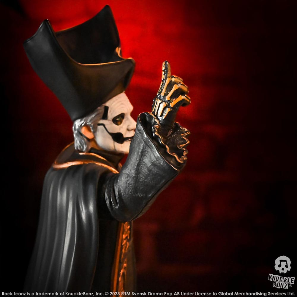Ghost Estatua Rock Iconz 1/9 Papa Emeritus IV (Black Robes) 22 cm
