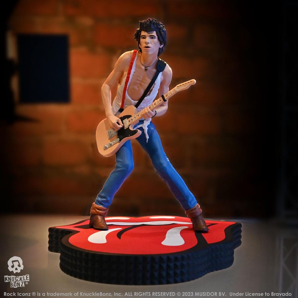 The Rolling Stones Estatua Rock Iconz Keith Richards (Tattoo You Tour 1981) 22 cm