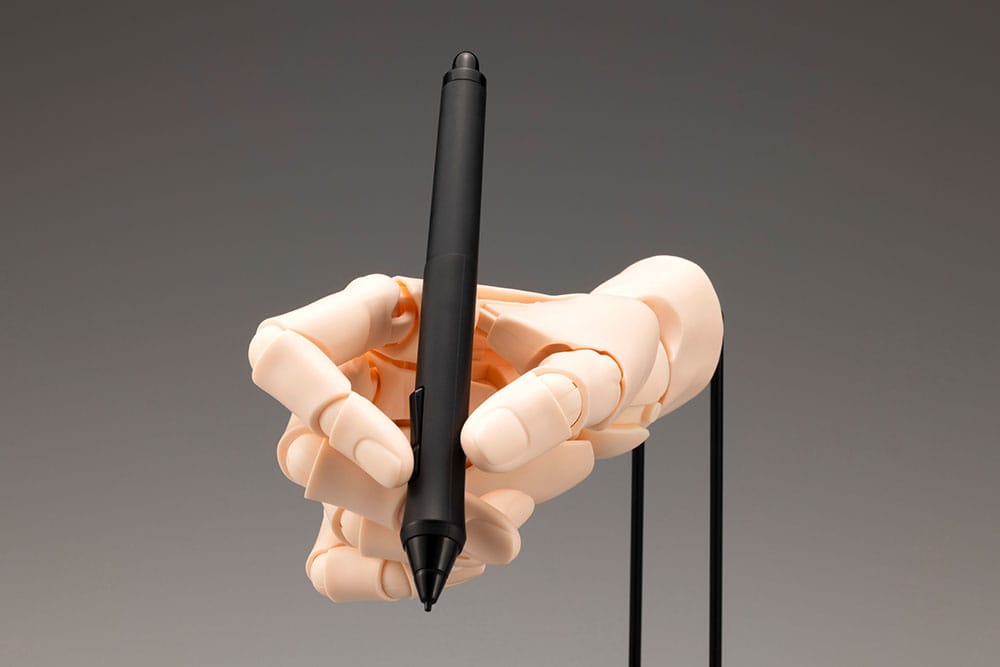 Takahiro Kagami Artist Support Item Hand PVC 1 1 Model L Pale Orange 21cm