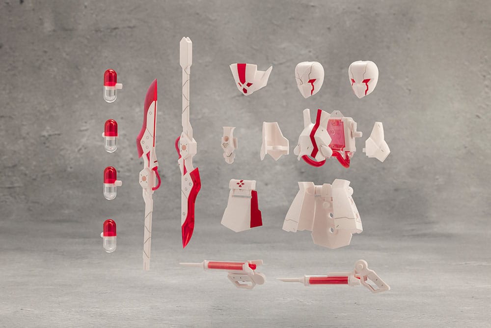 Unlimited Universe Megalomaria Maqueta Plastic Model Kit Metamorphose Unit Exarmor White Nurse 16 cm
