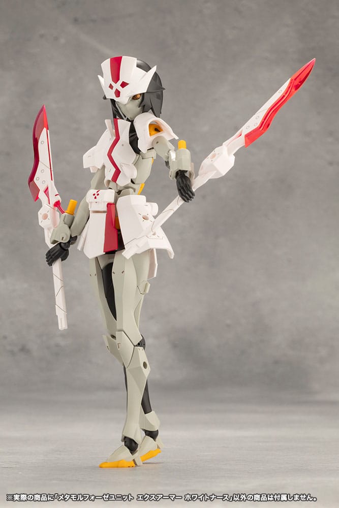 Unlimited Universe Megalomaria Maqueta Plastic Model Kit Metamorphose Unit Exarmor White Nurse 16 cm