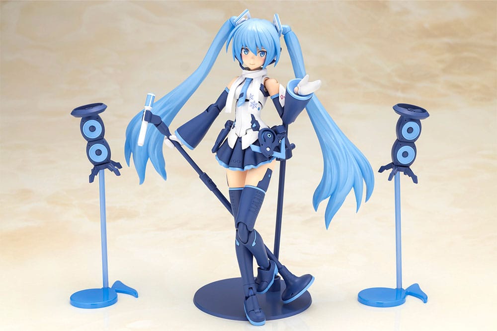 Frame Arms Girl x Hatsune Miku Maqueta Plastic Model Kit Frame Music Girl Snow Miku Another Color Ver. 15 cm