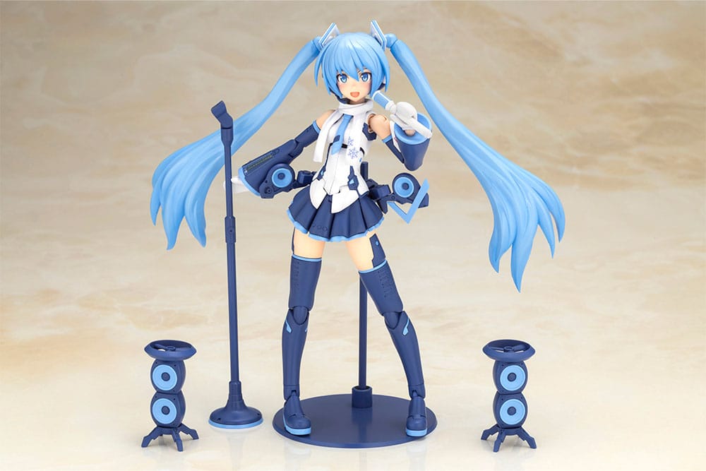 Frame Arms Girl x Hatsune Miku Maqueta Plastic Model Kit Frame Music Girl Snow Miku Another Color Ver. 15 cm