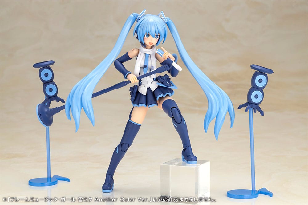 Frame Arms Girl x Hatsune Miku Maqueta Plastic Model Kit Frame Music Girl Snow Miku Another Color Ver. 15 cm