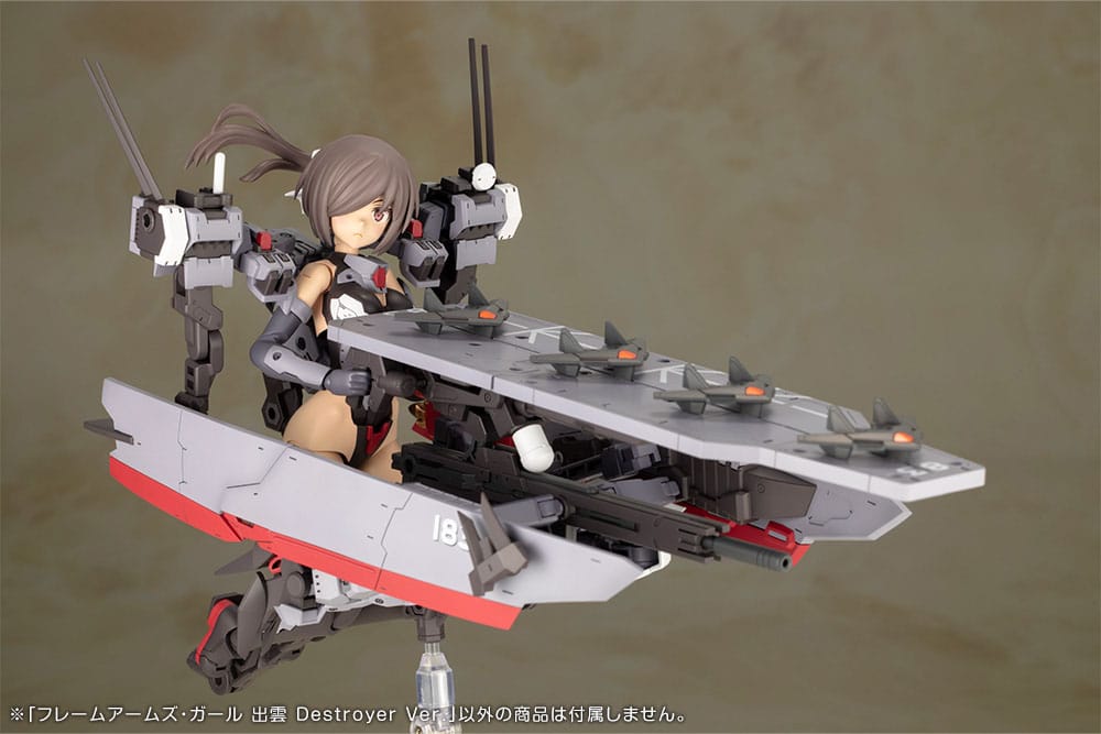 Frame Arms Girl Maqueta Plastic Model Kit Izumo Destroyer Ver. 17 cm