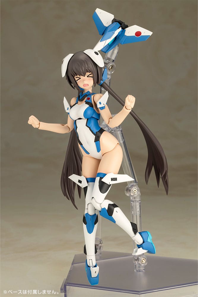 Frame Arms Girl Maqueta Plastic Model Kit Stylet Swimsuit Blue Impulse Color Ver. 16 cm