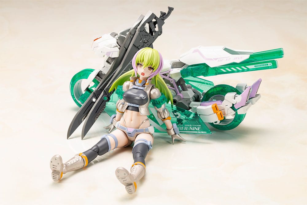 Frame Arms Girl Maqueta Plastic Model Kit Wilber Nine Beryl Armor Custom 16 cm