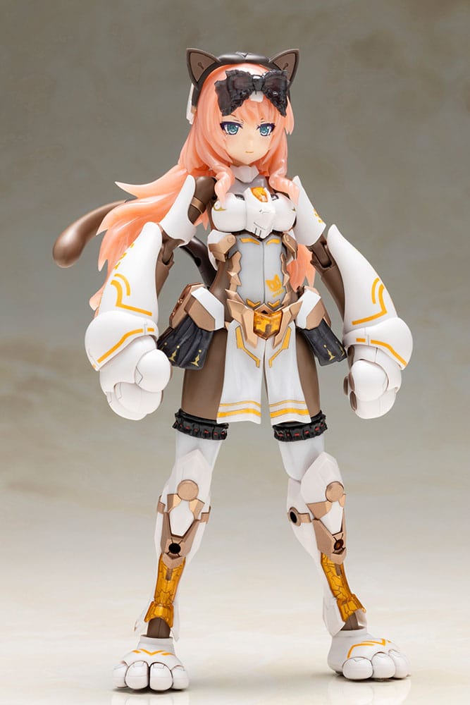 Frame Arms Girl Maqueta Plastic Model Kit Durga I Cat Armor Ver. Calico 16 cm