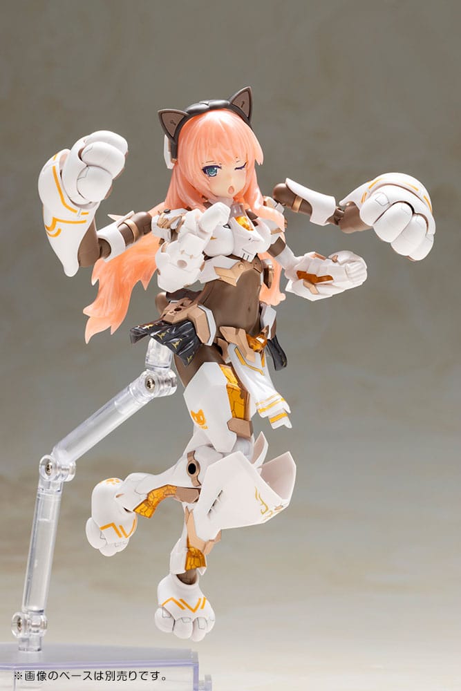 Frame Arms Girl Maqueta Plastic Model Kit Durga I Cat Armor Ver. Calico 16 cm