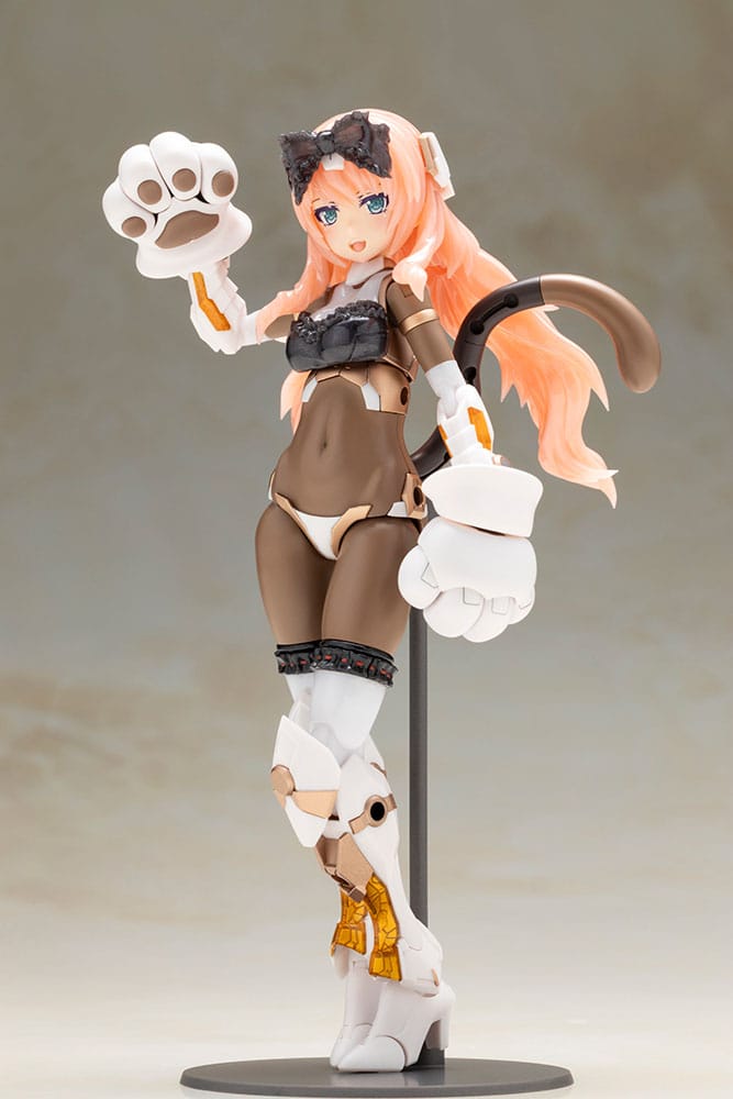Frame Arms Girl Maqueta Plastic Model Kit Durga I Cat Armor Ver. Calico 16 cm