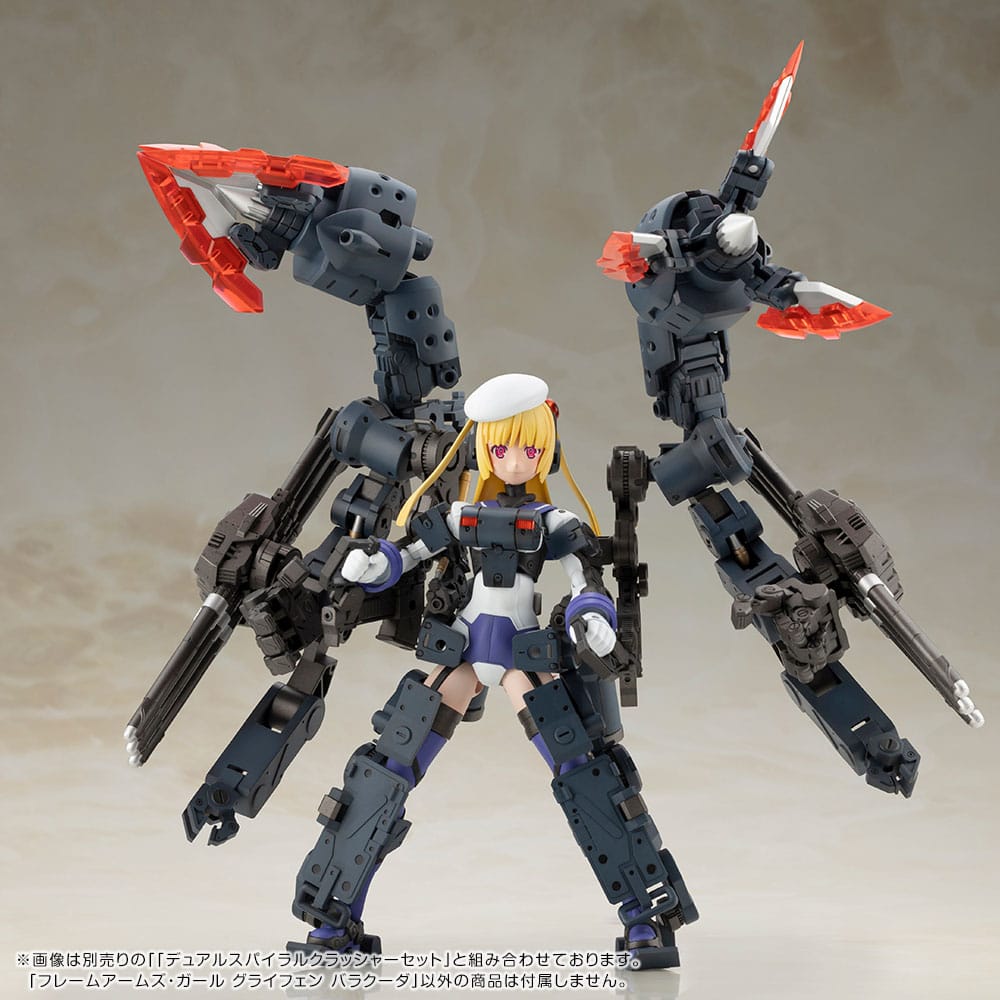 Frame Arms Girl Maqueta Plastic Model Kit Greifen Barracuda 15 cm