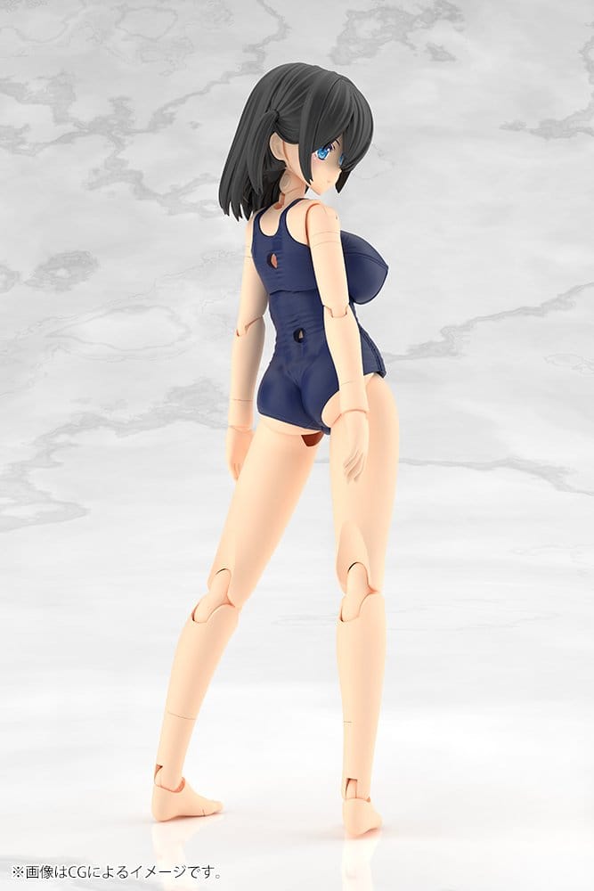 Frame Arms Girl Maqueta Plastic Model Kit Mizuki School Swimsuits Ver. 16 cm