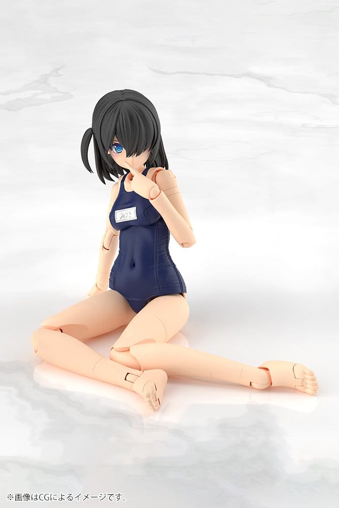 Frame Arms Girl Maqueta Plastic Model Kit Mizuki School Swimsuits Ver. 16 cm