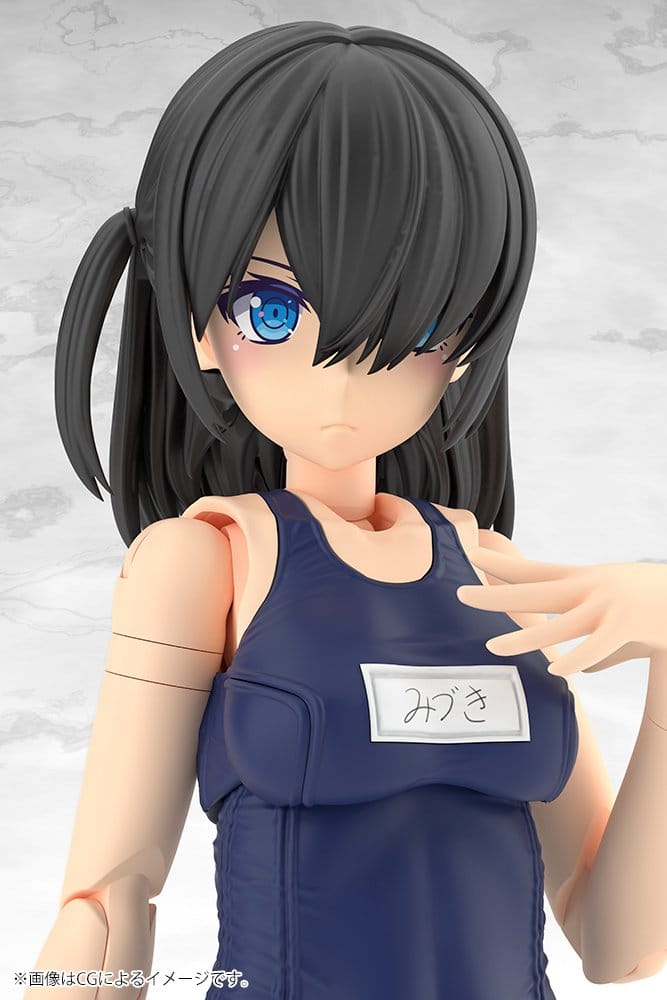 Frame Arms Girl Maqueta Plastic Model Kit Mizuki School Swimsuits Ver. 16 cm