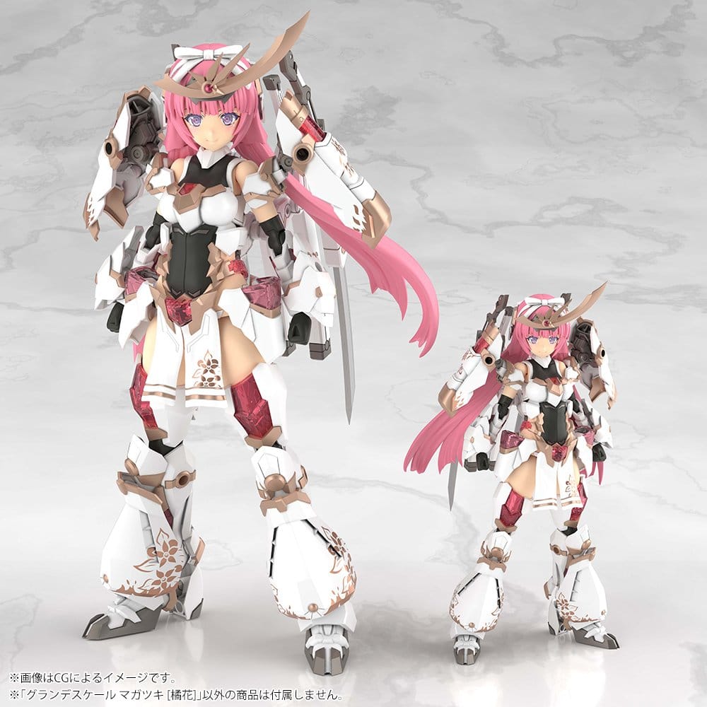 Frame Arms Girl Maqueta Plastic Model Kit Grand Scale Magatsuki Kikka 25 cm