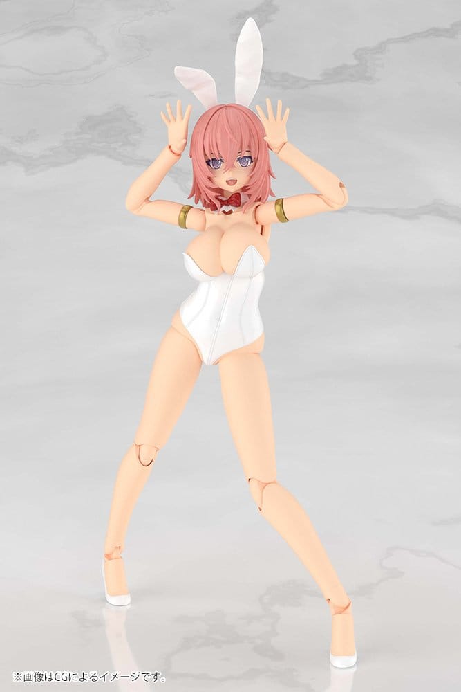 Frame Arms Girl Maqueta Plastic Model Kit Durga I Bunny Style White 18 cm