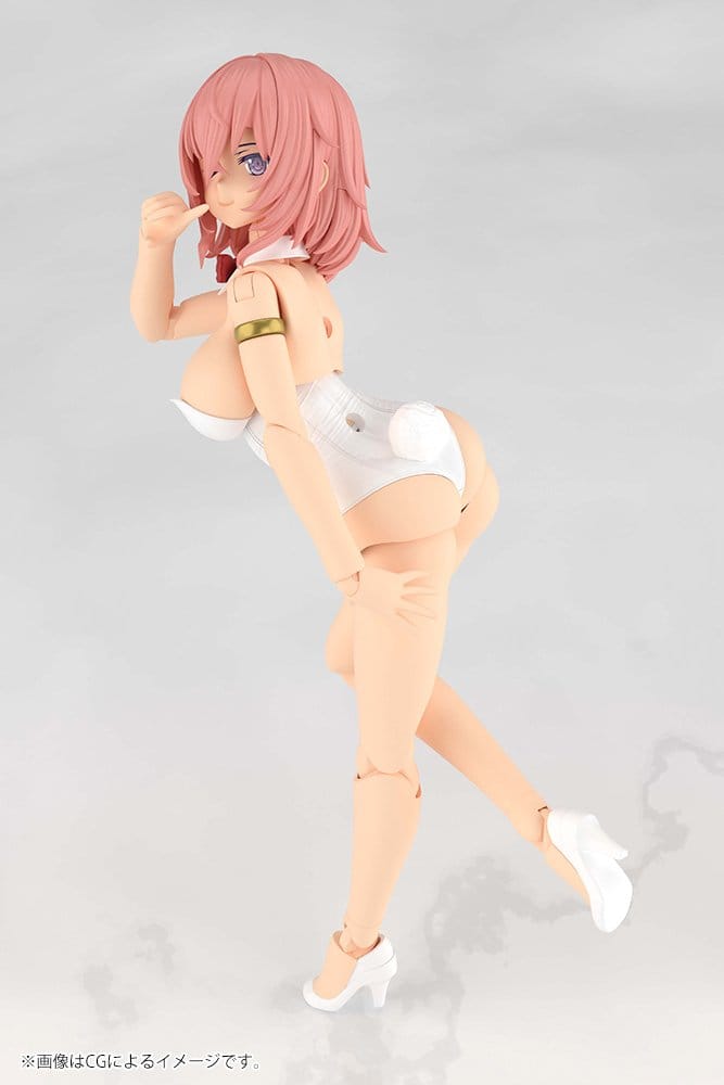 Frame Arms Girl Maqueta Plastic Model Kit Durga I Bunny Style White 18 cm