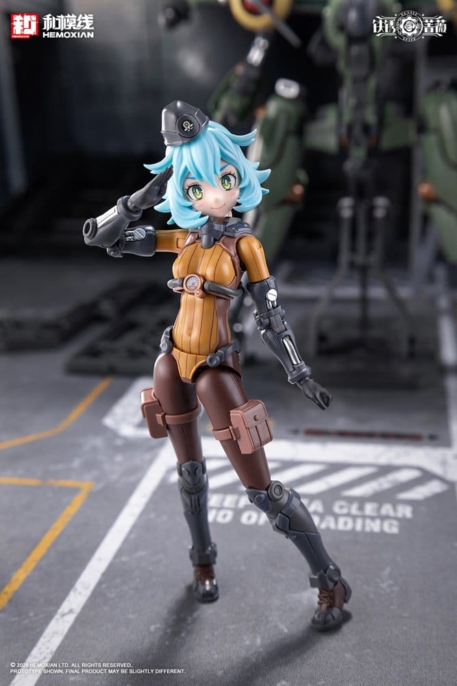 Rusted Brier Maqueta Plastic Model Kit 1/12 Rhande Koskinen & RTP-10A cutting edge V-HS Tactical Fighter 20 cm