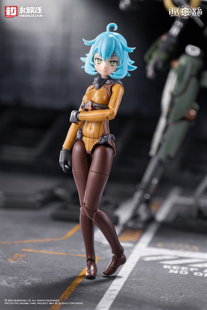 Rusted Brier Maqueta Plastic Model Kit 1/12 Rhande Koskinen & RTP-10A cutting edge V-HS Tactical Fighter 20 cm