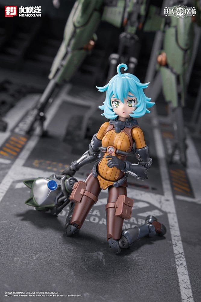Rusted Brier Maqueta Plastic Model Kit 1/12 Rhande Koskinen & RTP-10A cutting edge V-HS Tactical Fighter 20 cm