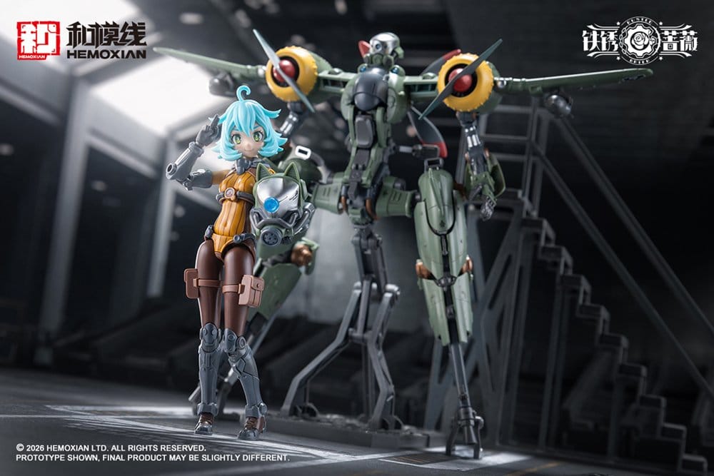 Rusted Brier Maqueta Plastic Model Kit 1/12 Rhande Koskinen & RTP-10A cutting edge V-HS Tactical Fighter 20 cm