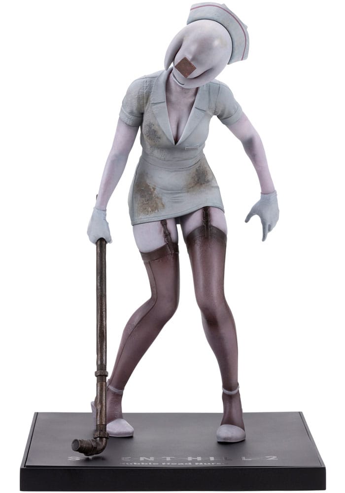 Silent Hill 2 Estatua Oshi Works PVC Bubble Head Nurse 22 cm Frikytopia