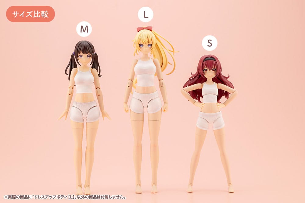 Sousai Shojo Teien Accesorios para las Figuras 1/10 Dress Up Body Size L
