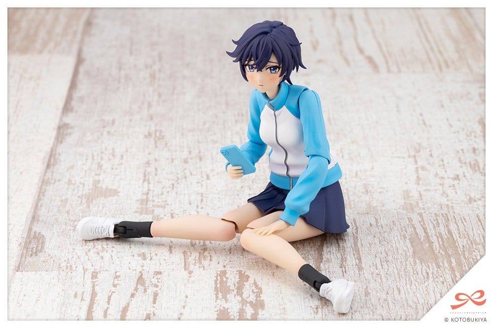 Sousai Shojo Teien Plastic Model Kit 1/10 Rui Saotome Touhou High School Tracksuit 16 cm