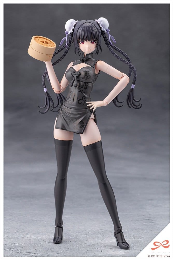 Sousaishojoteien Maqueta Plastic Model Kit 1/10 Kuon Yakushiji Qipao Costume 17 cm