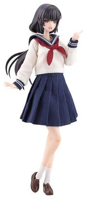 Sousaishojoteien Maqueta Plastic Model Kit 1/10 Kiru Pla Kuon Yakushiji Touou High School Uniform 16 cm