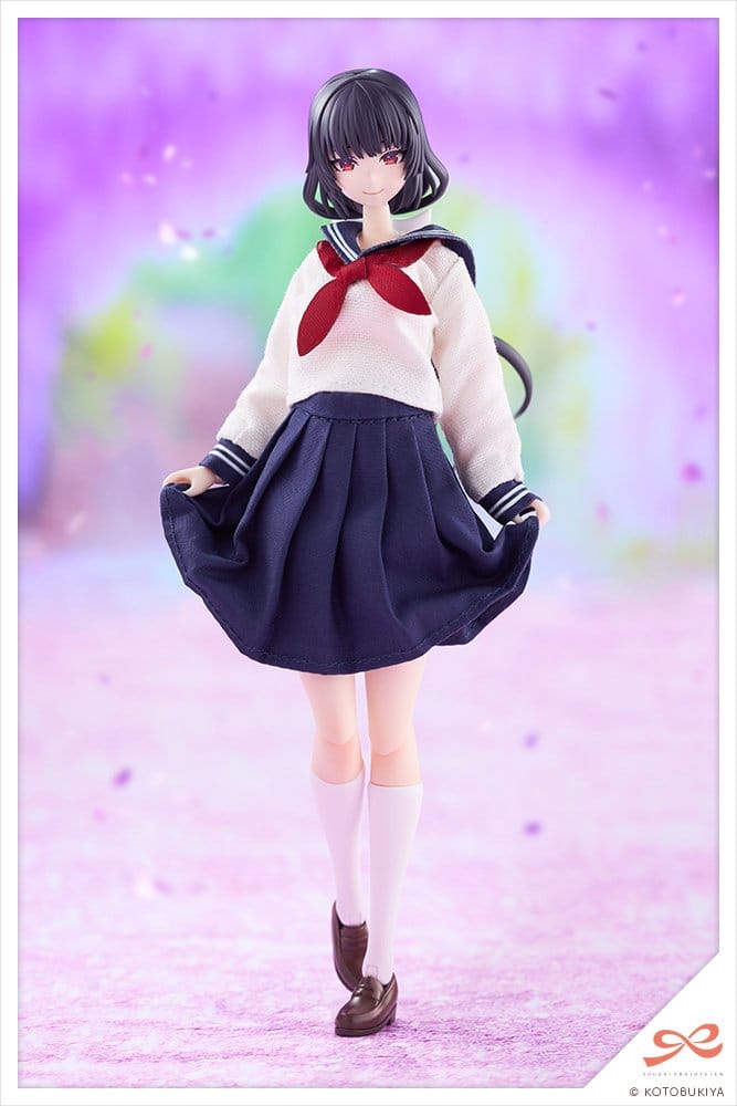 Sousaishojoteien Maqueta Plastic Model Kit 1/10 Kiru Pla Kuon Yakushiji Touou High School Uniform 16 cm