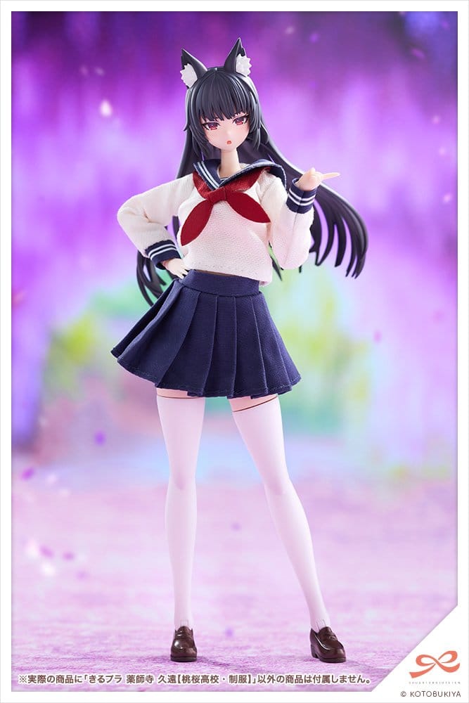 Sousaishojoteien Maqueta Plastic Model Kit 1/10 Kiru Pla Kuon Yakushiji Touou High School Uniform 16 cm