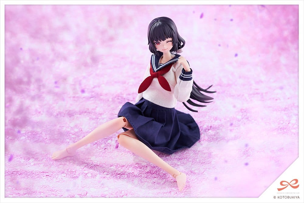 Sousaishojoteien Maqueta Plastic Model Kit 1/10 Kiru Pla Kuon Yakushiji Touou High School Uniform 16 cm