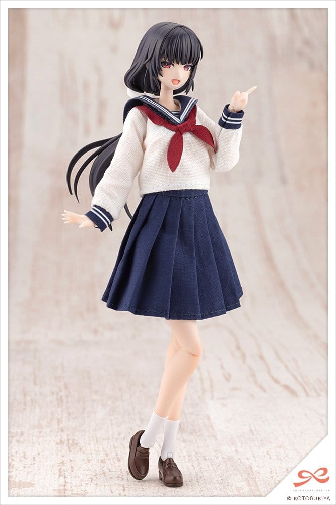 Sousaishojoteien Maqueta Plastic Model Kit 1/10 Kiru Pla Kuon Yakushiji Touou High School Uniform 16 cm