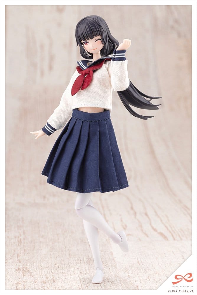 Sousaishojoteien Maqueta Plastic Model Kit 1/10 Kiru Pla Kuon Yakushiji Touou High School Uniform 16 cm