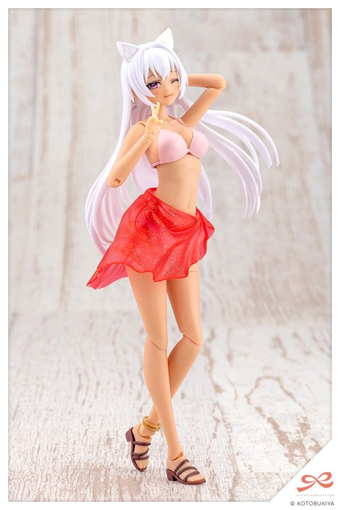 Sousaishojoteien Maqueta Plastic Model Kit 1/10 Animal Ears Emulator Swim Style Dreaming Style Twilight Cat 17 cm