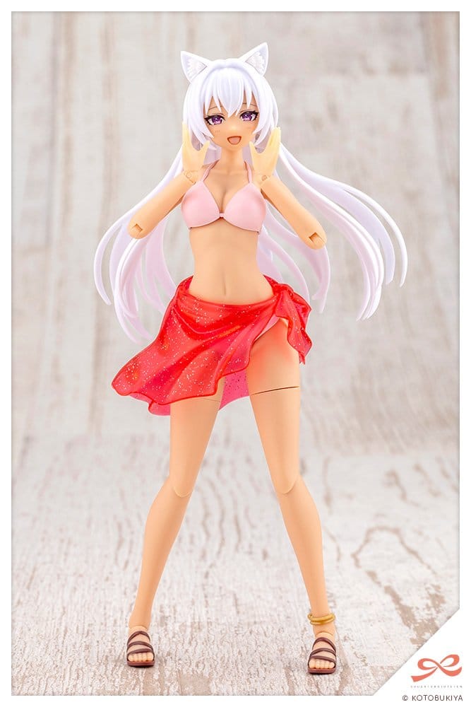 Sousaishojoteien Maqueta Plastic Model Kit 1/10 Animal Ears Emulator Swim Style Dreaming Style Twilight Cat 17 cm