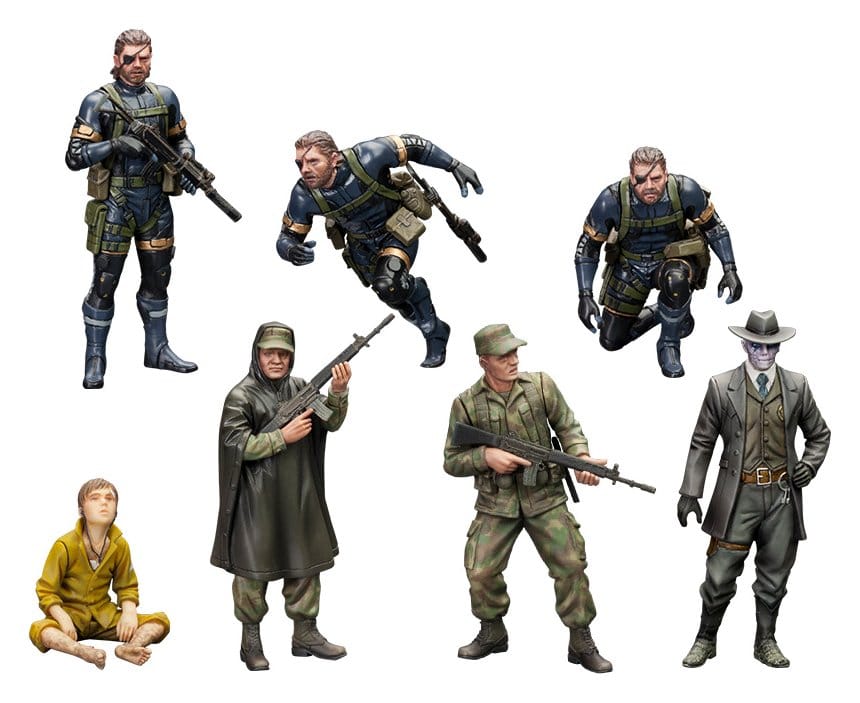 Metal Gear Solid V Figuras Plastic Model Kit 1/35 Metal Gear Solid Ground Zero Set 5 cm